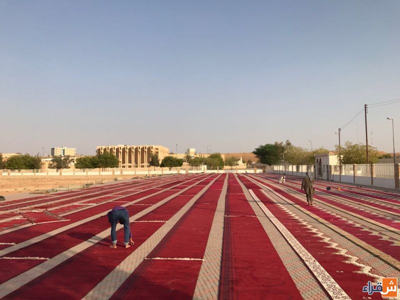 Ø¥Ø¯Ø§Ø±Ø© Ø¬Ø§Ù…Ø¹ Ø§Ù„Ù…Ù‡Ù†Ø§ ÙˆØ¥Ø¯Ø§Ø±Ø© Ø§Ù„Ù…Ø³Ø§Ø¬Ø¯ ØªØ¬Ù‡Ø² Ù…ØµÙ„Ù‰ Ø§Ù„Ø¹ÙŠØ¯ Ø¨Ø§Ù„Ù…ÙƒØ¨Ø±Ø§Øª Ø§Ù„ØµÙˆØªÙŠØ© ÙˆØ§Ù„Ø³Ø¬Ø§Ø¯ ØµØ­ÙŠÙØ© Ø´Ù‚Ø±Ø§Ø¡ Ø§Ù„Ø¥Ù„ÙƒØªØ±ÙˆÙ†ÙŠØ©