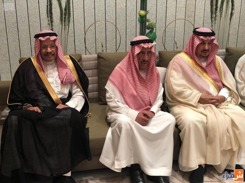 الأمير فيصل بن بندر يقدم العزاء لأسرتي الجميح والرويتع صحيفة