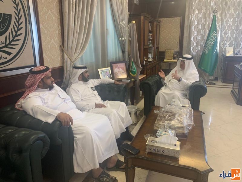 محافظ شقراء يستقبل مدير عام فرع وزارة البيئة والمياة والزراعة بمنطقة ⁧‫الرياض
