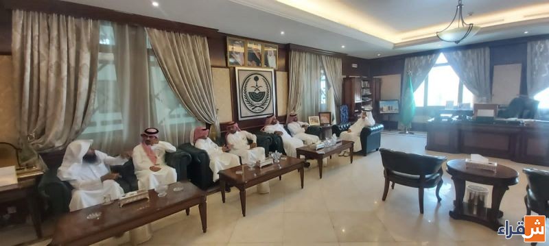 محافظ شقراء يستقبل مدير عام فرع وزارة البيئة والمياه والزراعة بمنطقة الرياض