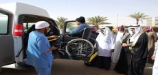 محافظة شقراء تبدأ توزيع السيارات المجهزة للمعاقين
