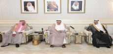 الأمير منصور بن متعب يستقبل رئيسي وأعضاء المجلسين البلديين في ضرماء والحلوة