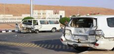 حادث مروري لحافلة نادي الوشم ينقل 7 لاعبين للمستشفى