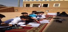 مدرسة عثمان بن عفان تنفذ برنامج المرسم الحر في قصر السبيعي التاريخي
