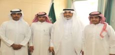 مدير جامعة شقراء يستقبل طلاب ثانوية الملك عبدالله