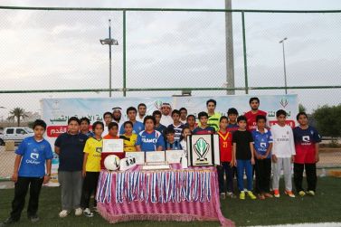 لجنة التنمية الاجتماعية بالقصب تنهي برنامج اساسيات كرة القدم