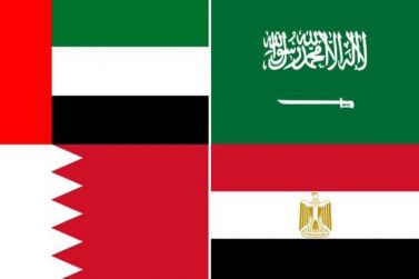 بيان من كل من المملكة العربية السعودية وجمهورية مصر العربية ودولة الإمارات العربية المتحدة ومملكة البحرين