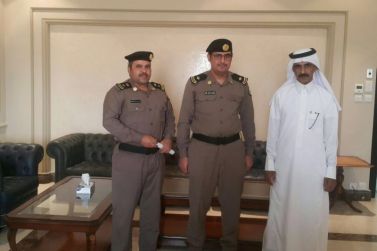 ترقية مدير شعبة الأدلة الجنائية بشرطة شقراء فيصل بن ماجد الحافي إلى رتبة رائد