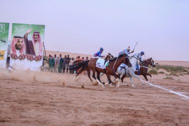 سباق الخيل الأول على شرف رئيس مركز أشيقر