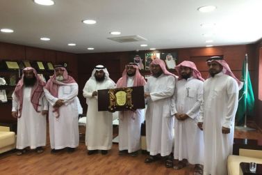 ‏الدكتور الشبانة يستقبل ‏أعضاء جمعية تحفيظ القرآن الكريم بشقراء