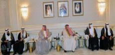 الأمير منصور بن متعب يستقبل رئيس وأعضاء المجلسين البلديين في الرس وتيماء